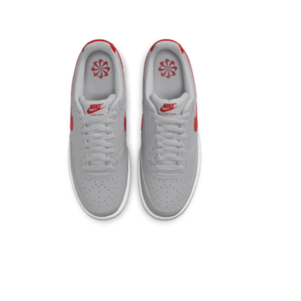 Tenis Caual Nike Court Vision Low Gris/rojo para caballero DH2987-004