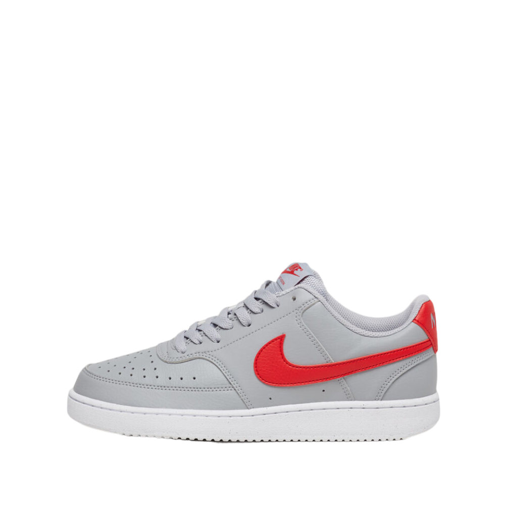 Tenis Caual Nike Court Vision Low Gris/rojo para caballero DH2987-004