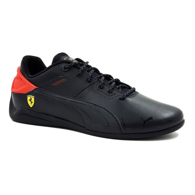 Tenis Puma Ferrari Drif Cat Delta Negro Con Rojo originales 306864 01