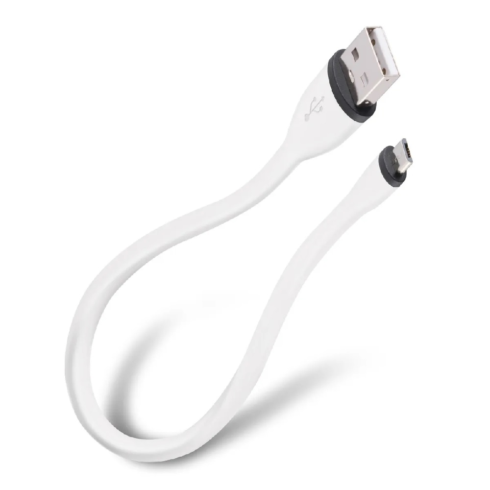 Cable Ultra Flexible Usb Blanco Micro Usb Steren Usb-495