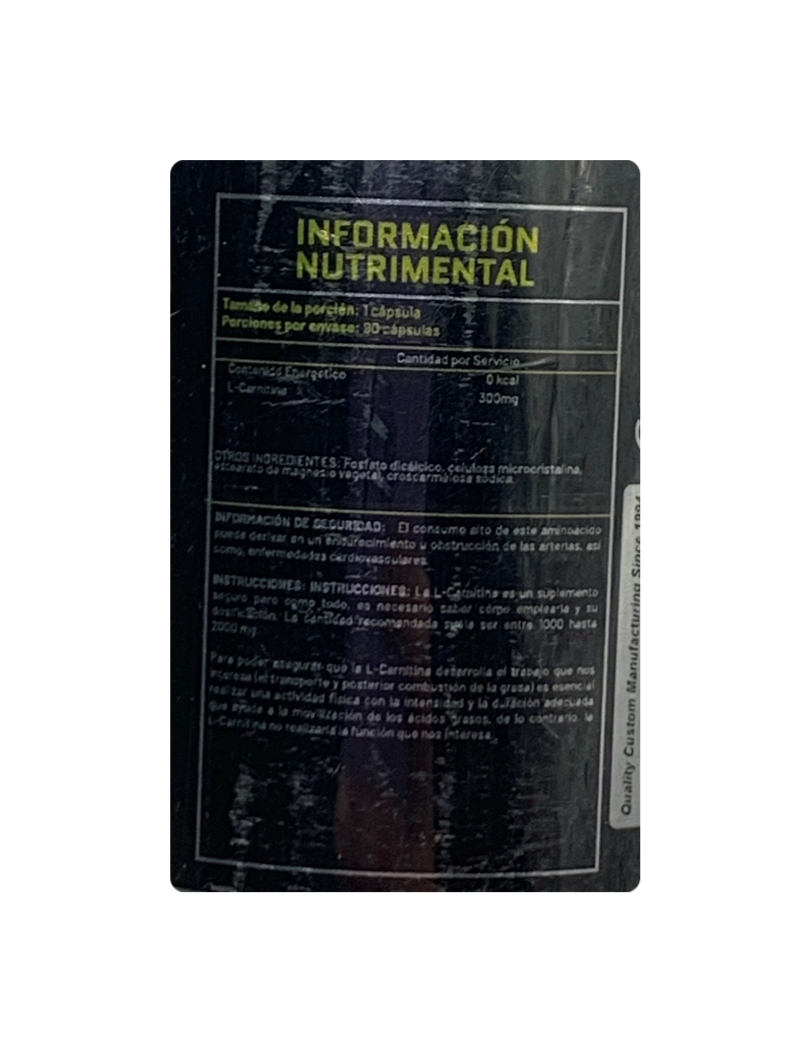 l carnitina ingredientes Nutrabolics Carnibolic Low-Stim Fat Burner (30 Servs) – Vita Plus USA main image 1