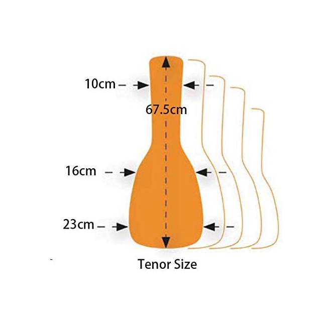 Estuche Ortega Semi Rígido Tenor Blue 