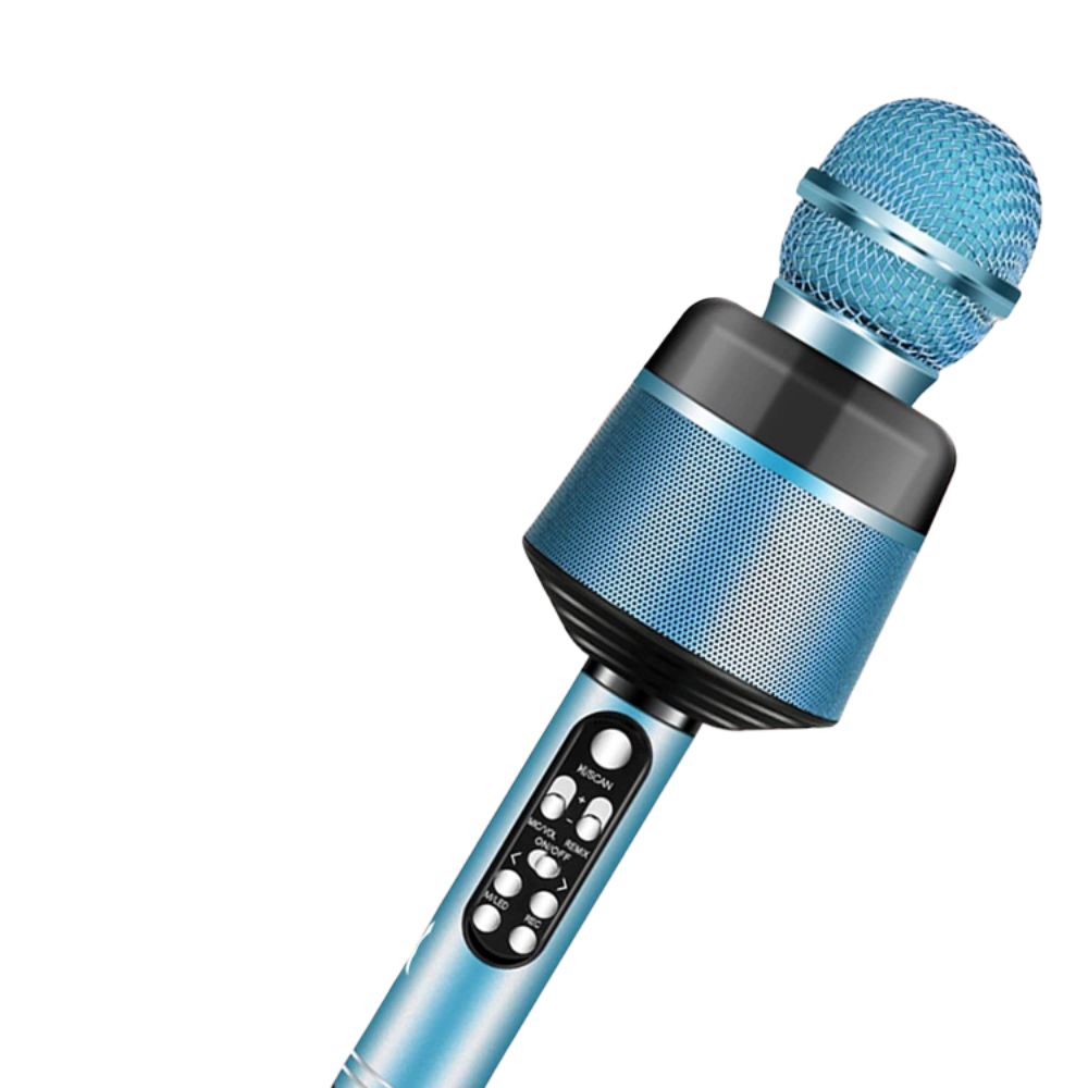 Micrófono inalámbrico bluetooth para karaoke Gasdgets&Fun con luces LED