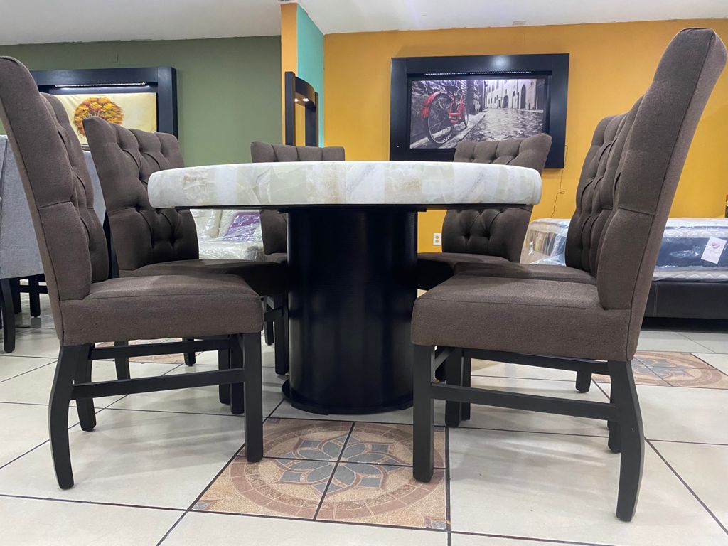 Comedor Circular Onix 6 Plazas