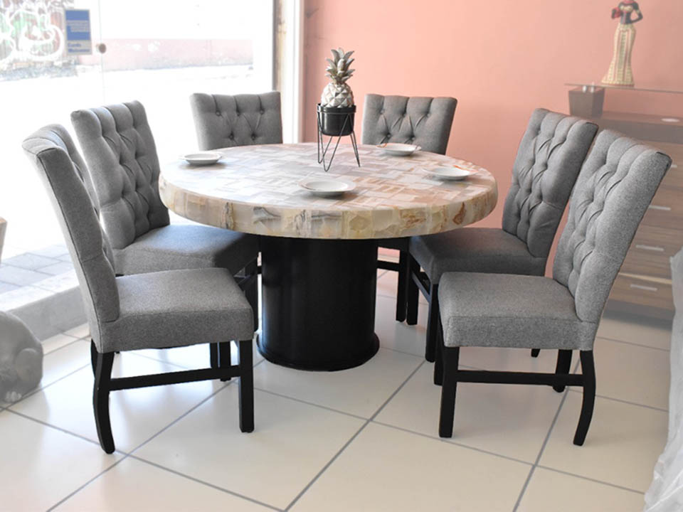 Comedor Circular Onix 6 Plazas