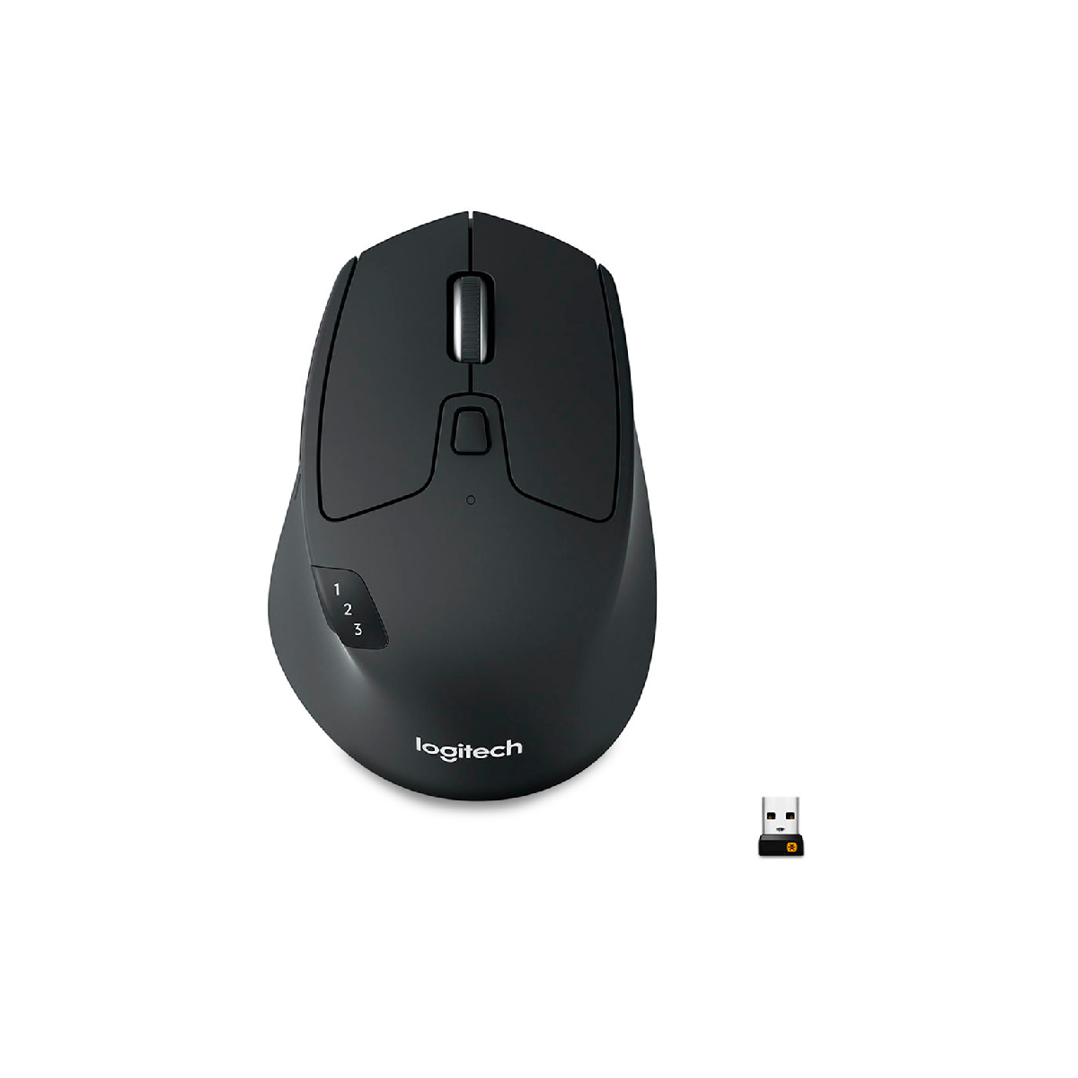Mouse Ergonómico Logitech Óptico M720 Triathlon, Bluetooth
