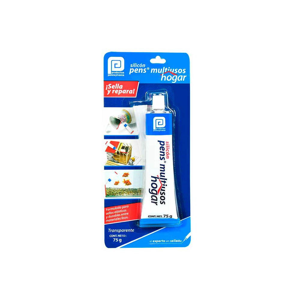 Silicón pens multiusos transparente 75g