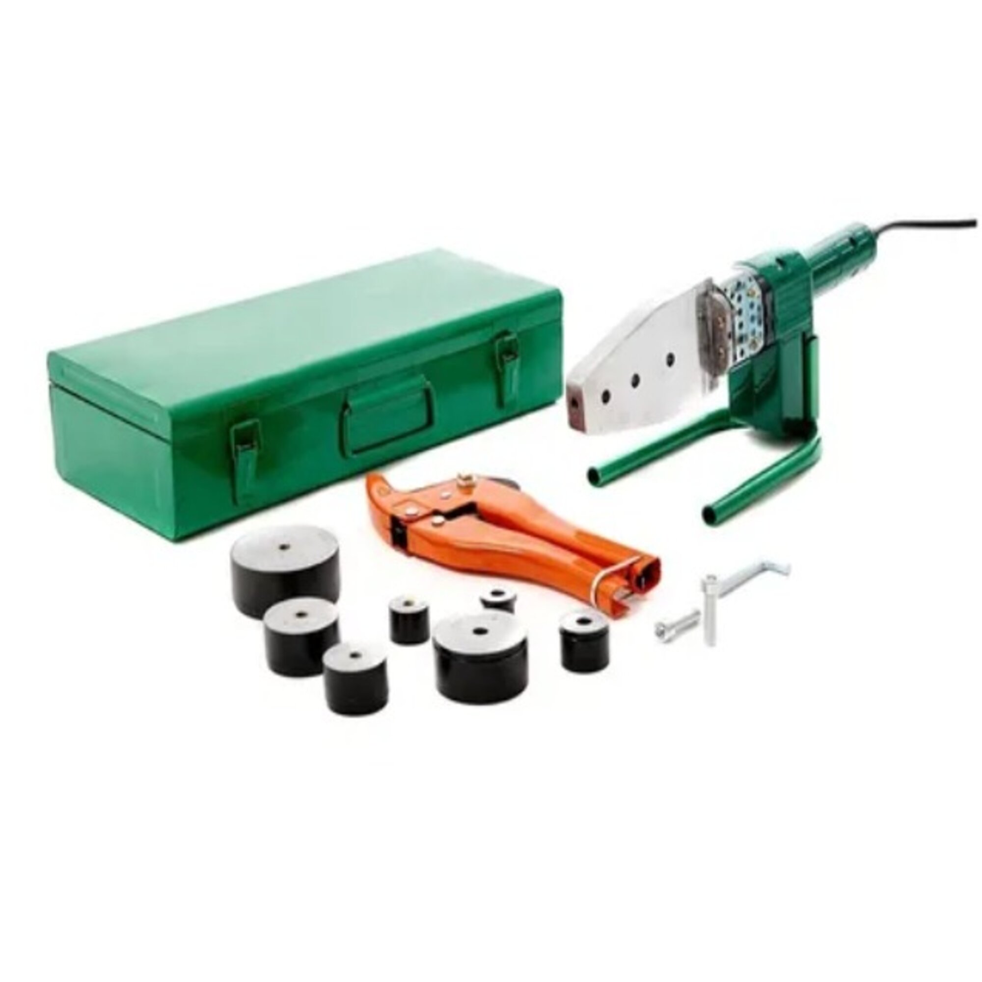 Kit De Termofusor Con 6 Dados Tijeras Estuche Metalico 110v