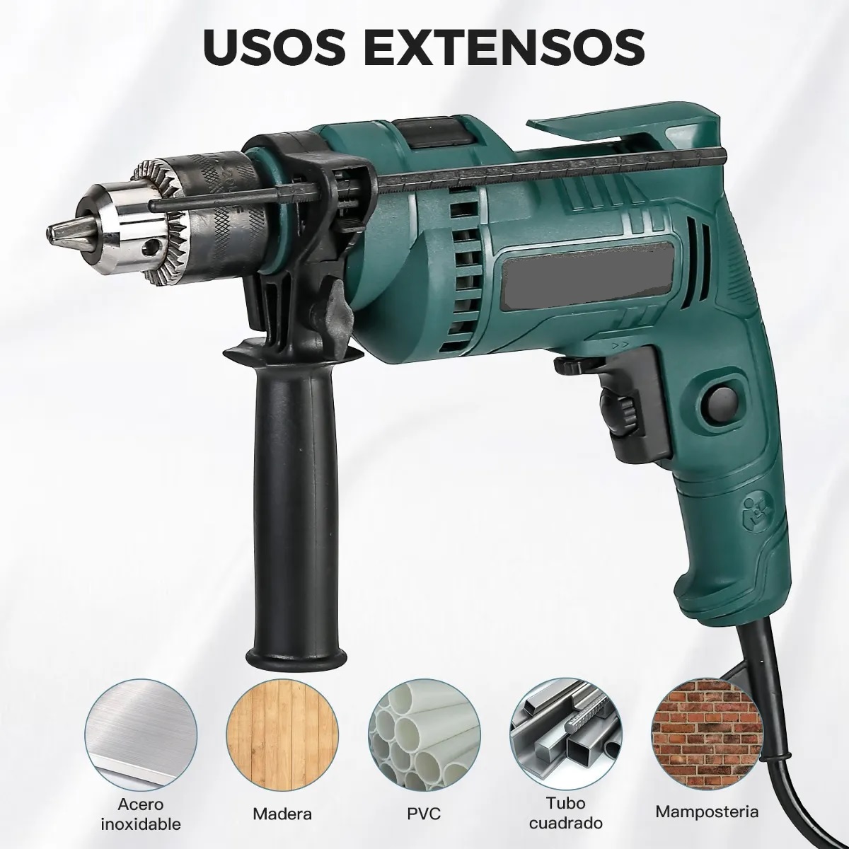 Taladro Rotomartillo 1/2 Profesional 650w