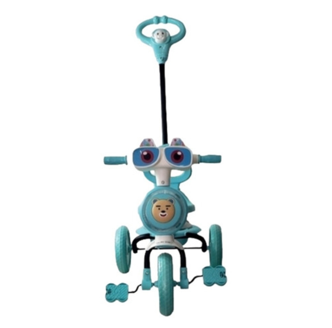 Triciclo de entrenamiento de equilibrio.  con baston desmontable alta calidad Premium