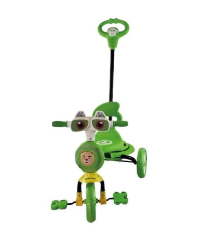 Triciclo de entrenamiento de equilibrio.  con baston desmontable alta calidad Premium