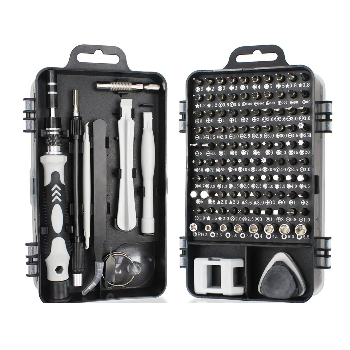 Kit De Desarmadores Y Herramientas De Precisión 115 Pzas