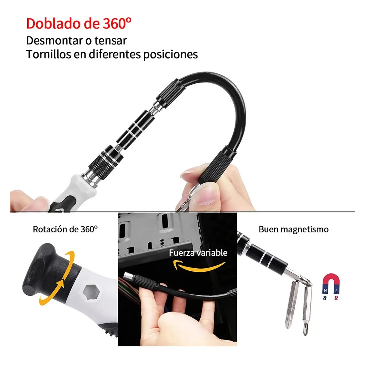 Kit De Desarmadores Y Herramientas De Precisión 115 Pzas