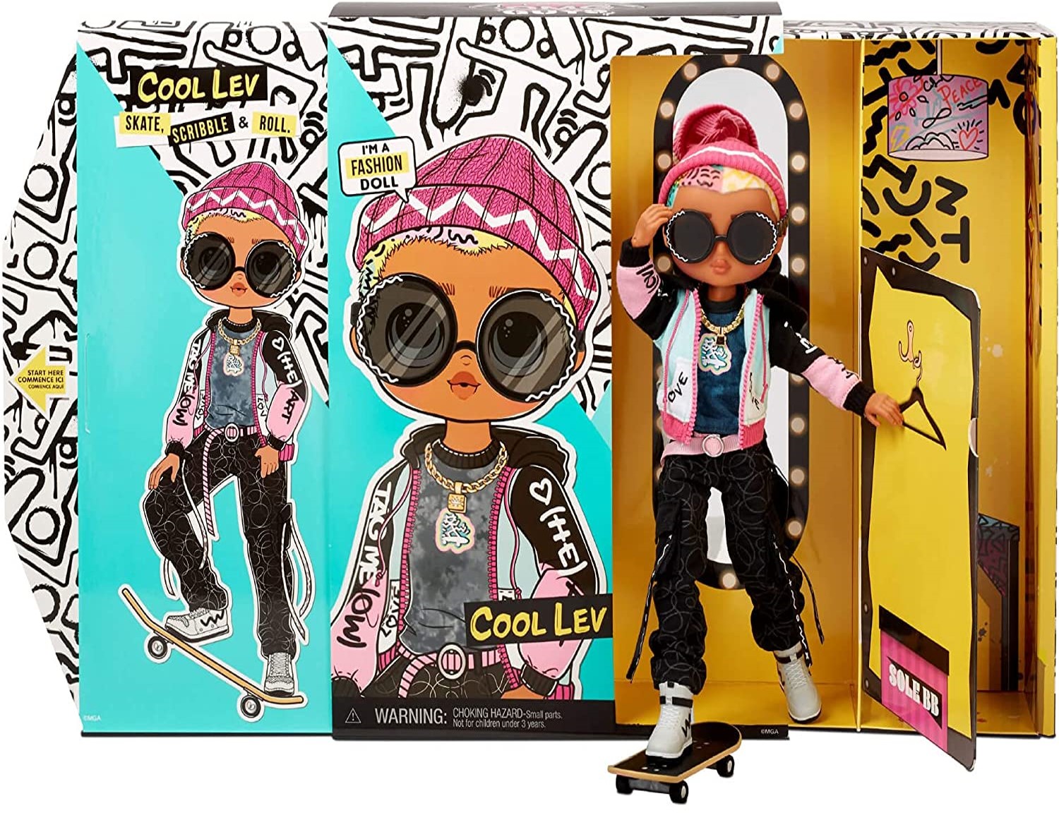 Lol Surprise Omg Guys Cool Lev Muñeco Con 20 Sorpresas