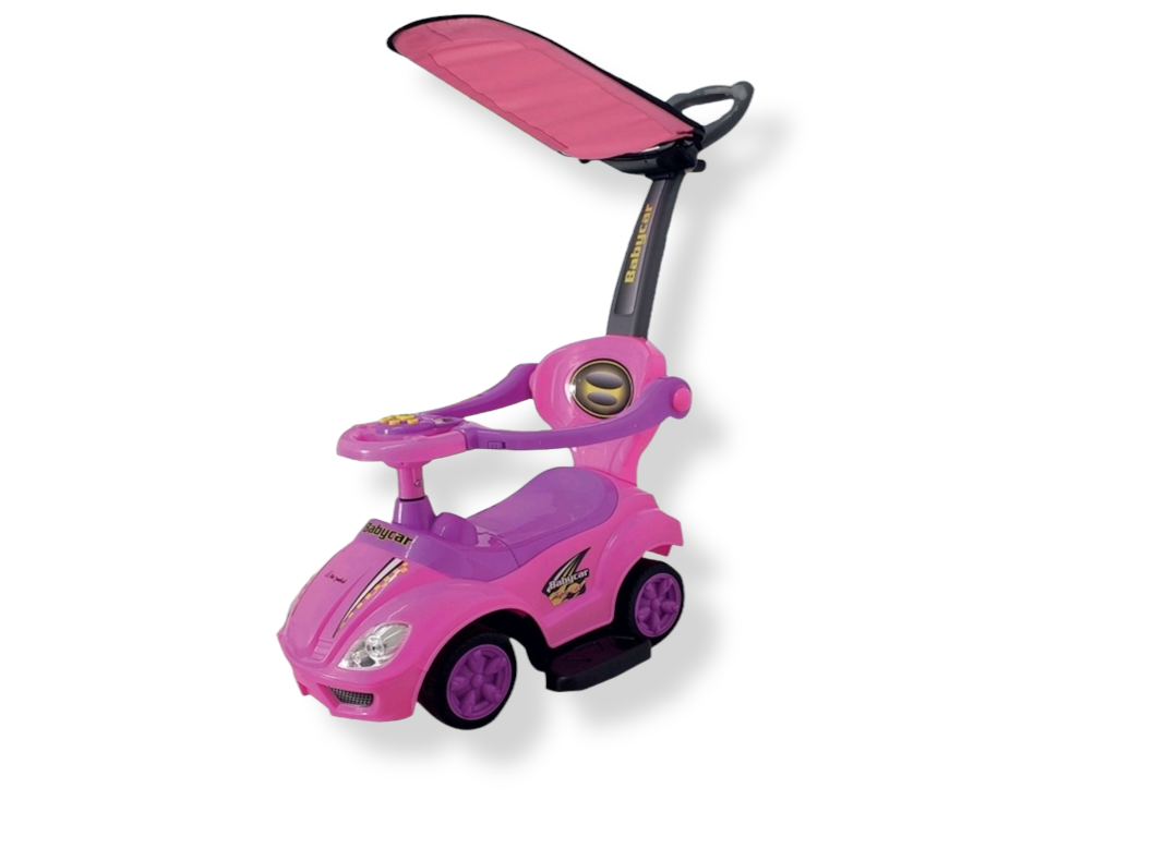 Coche para bebes con bastón para papá