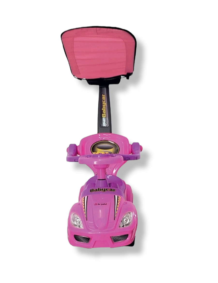 Coche para bebes con bastón para papá