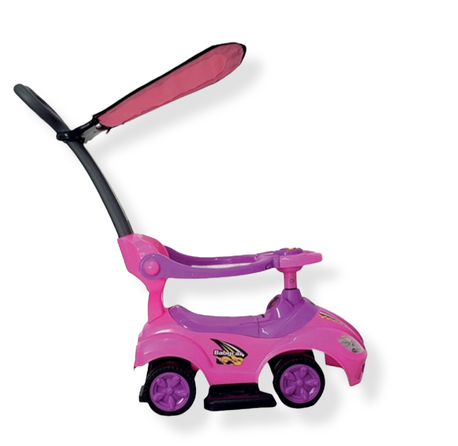 Coche para bebes con bastón para papá