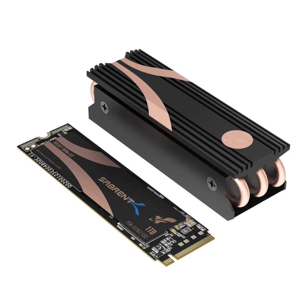 Disco Duro SSD Rocket 1TB M.2 NVME PCIE 4.0 con disipador calor