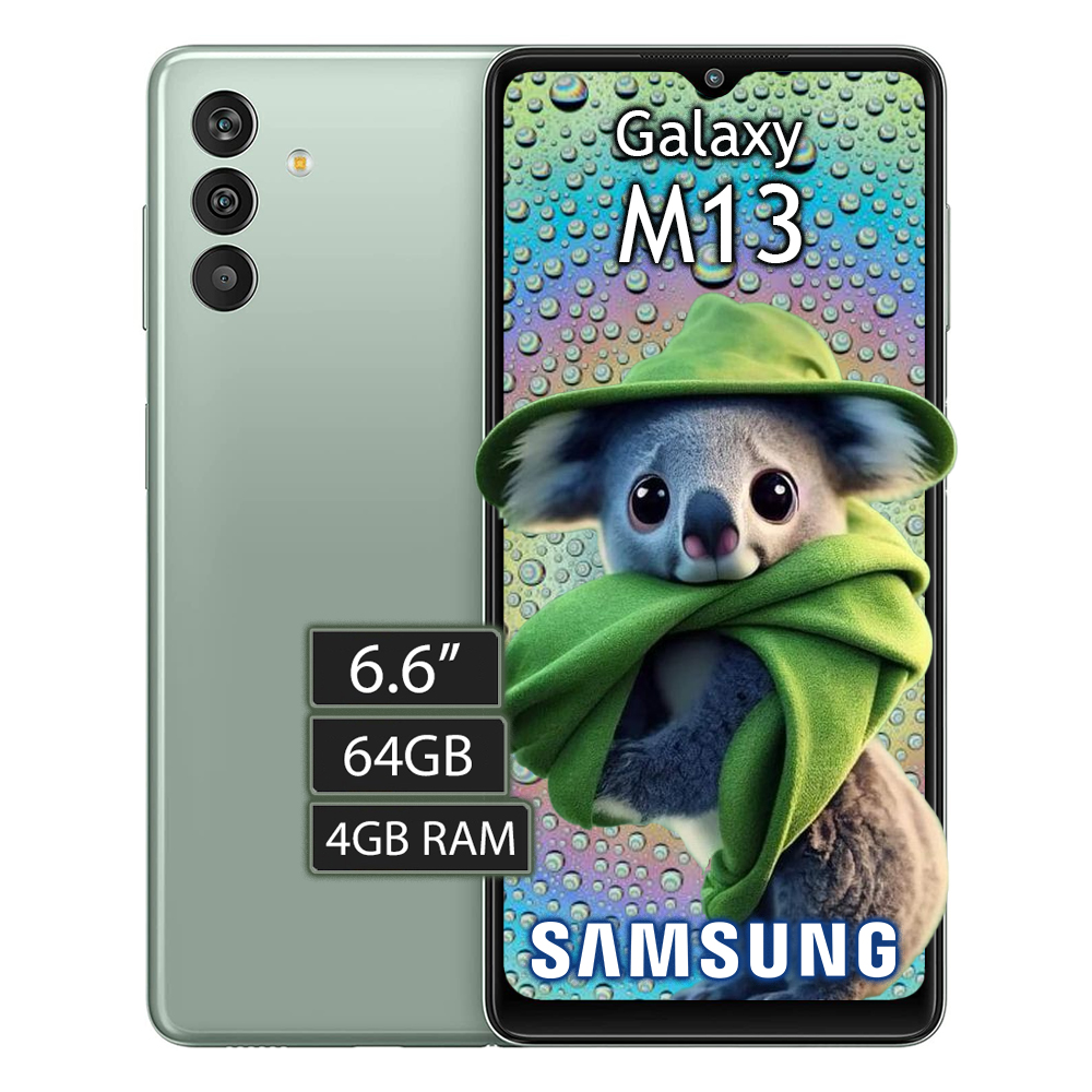 Celular Samsung Galaxy M13 Dual Sim Ram 4GB - 64GB - Verde