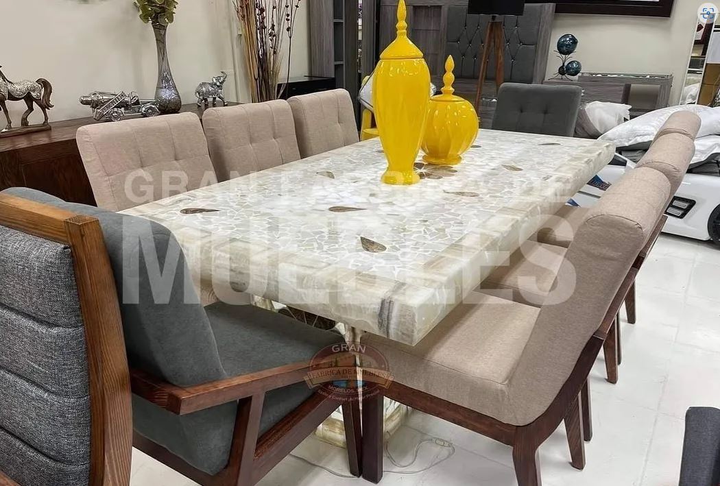 Comedor Base y Cubierta Onix 8 Plazas 