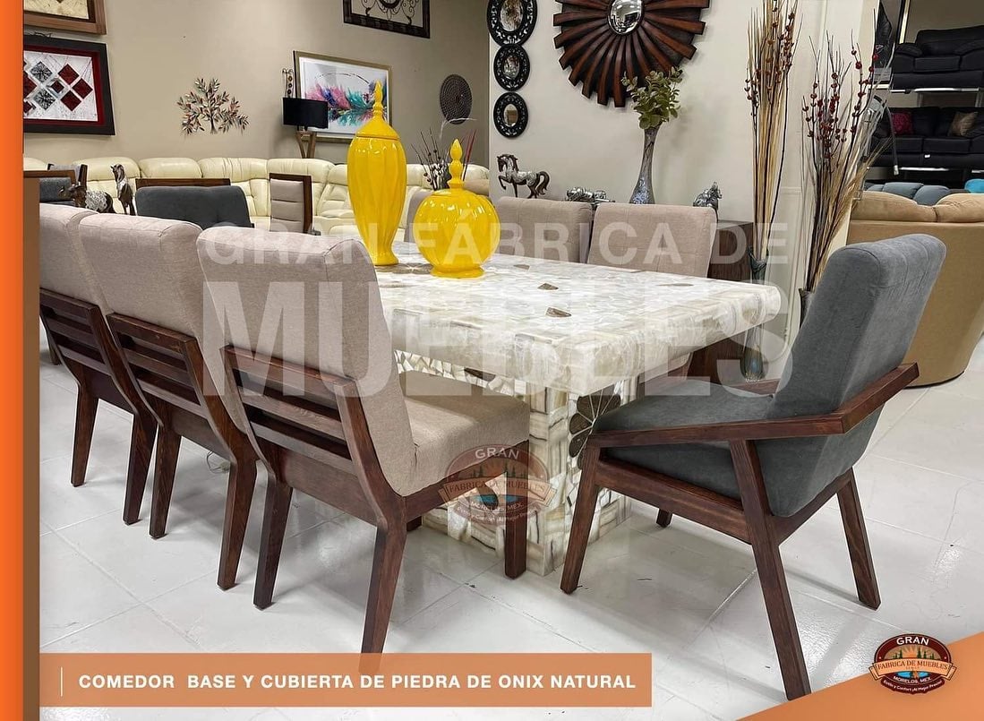 Comedor Base y Cubierta Onix 8 Plazas 