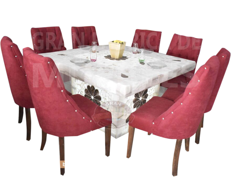 Comedor Onix Cuadrado 8 Plazas