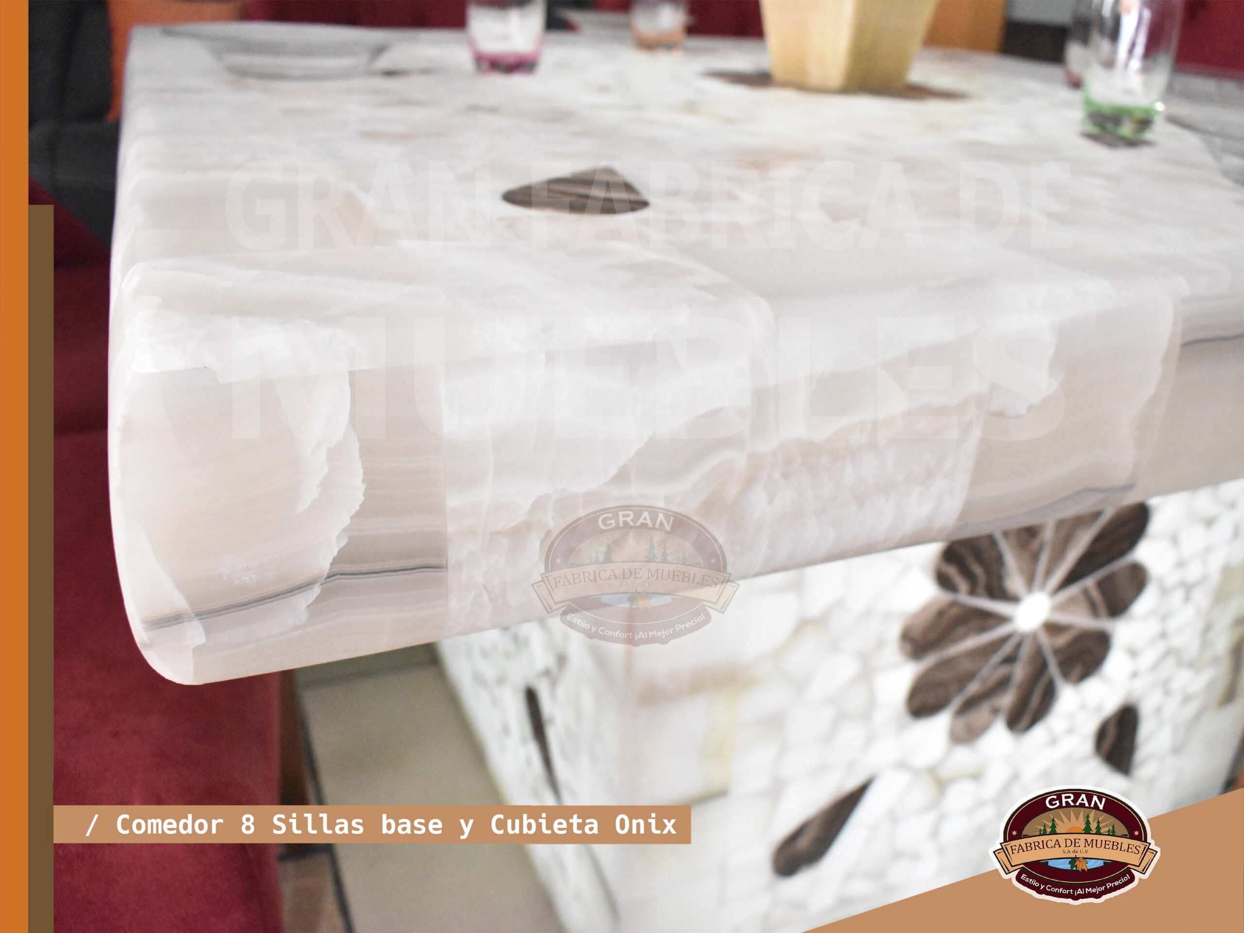 Comedor Onix Cuadrado 8 Plazas