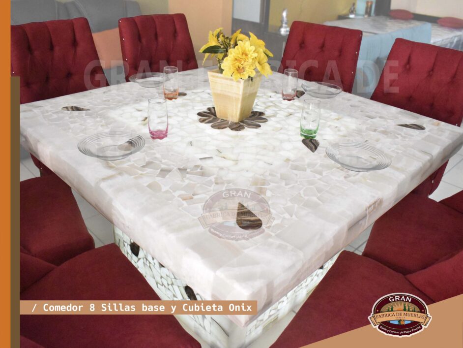 Comedor Onix Cuadrado 8 Plazas