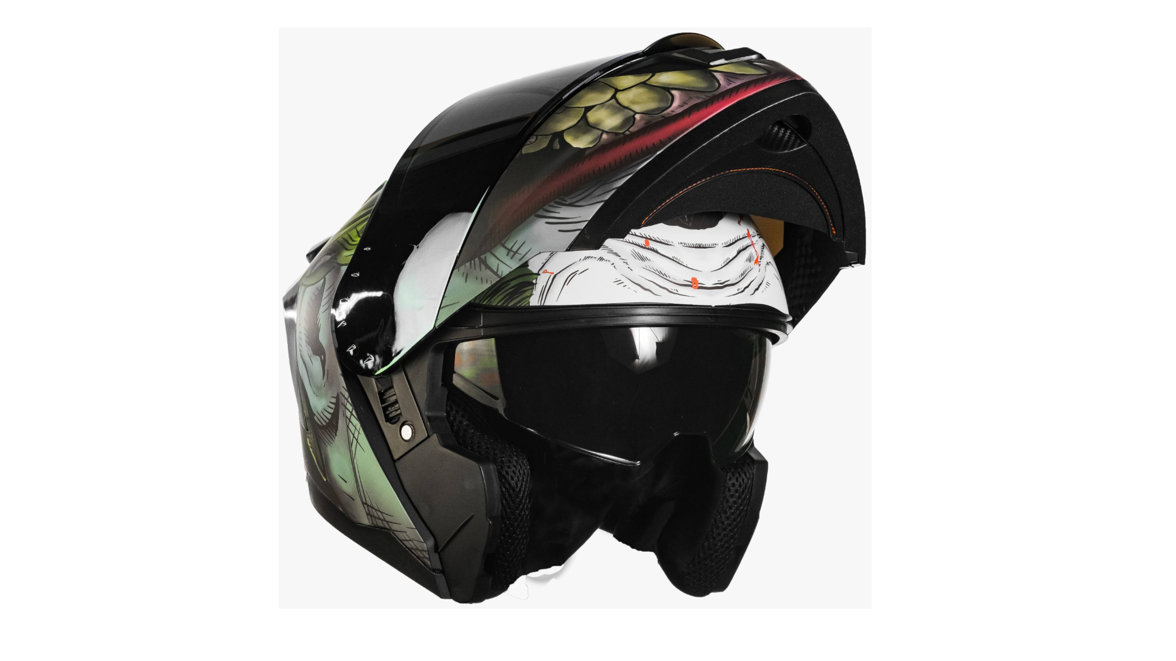 CASCO KOV JOKER ZERO DC COMICS OFICIAL ABATIBLE CERTIFICADO 