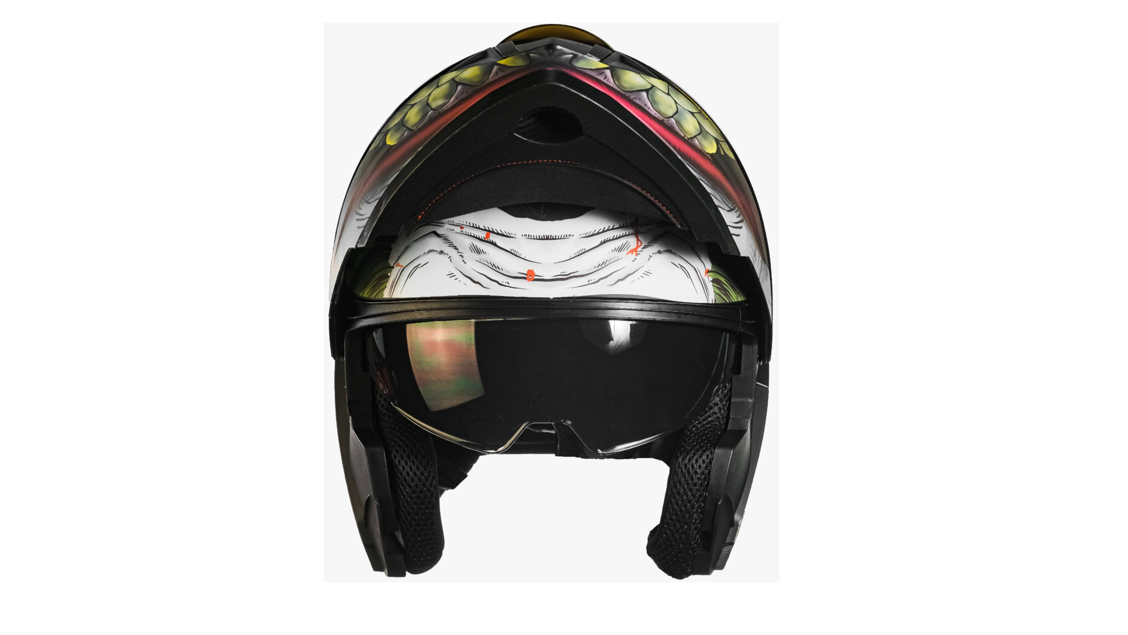 CASCO KOV JOKER ZERO DC COMICS OFICIAL ABATIBLE CERTIFICADO 