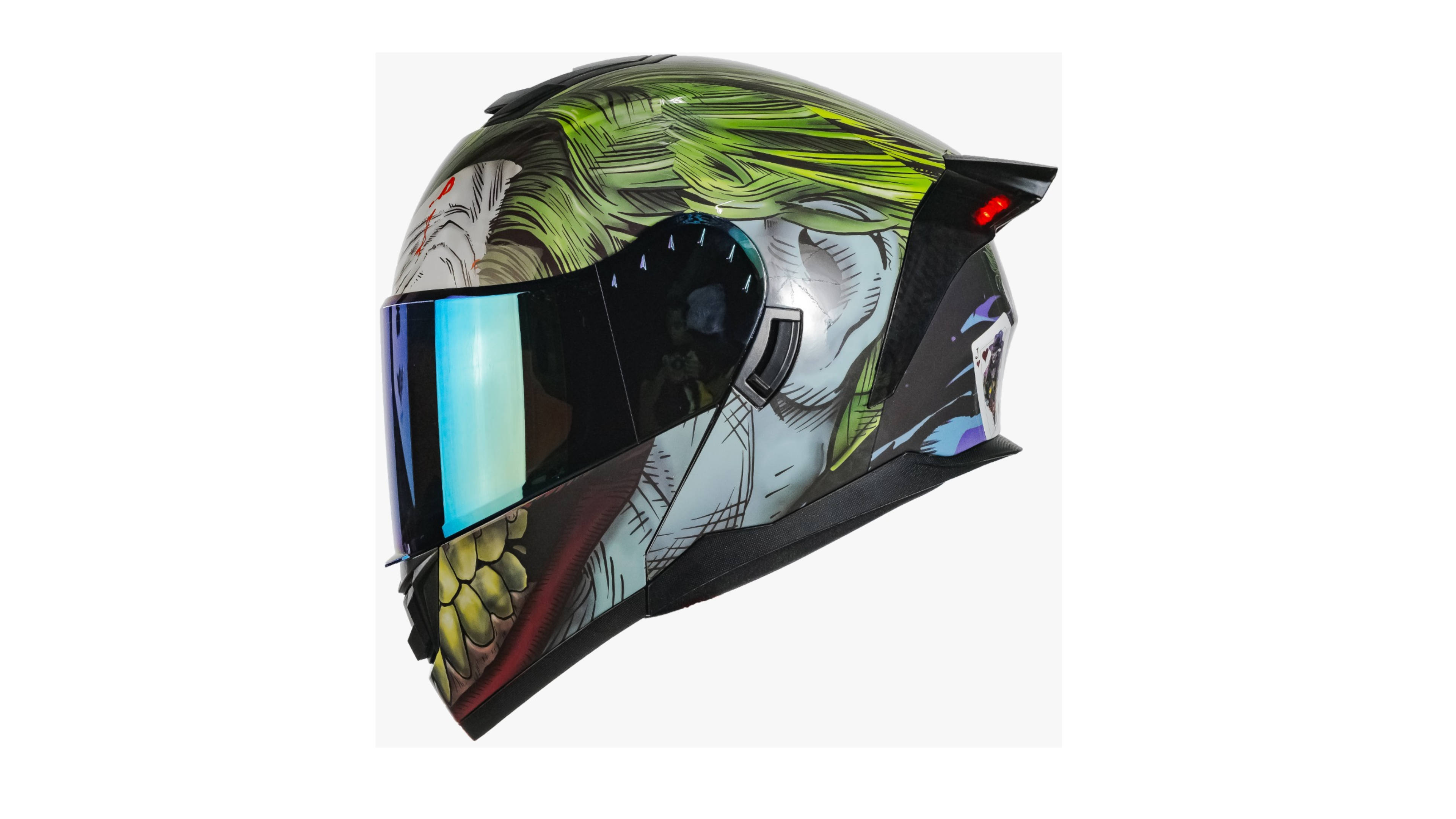 CASCO KOV JOKER ZERO DC COMICS OFICIAL ABATIBLE CERTIFICADO 