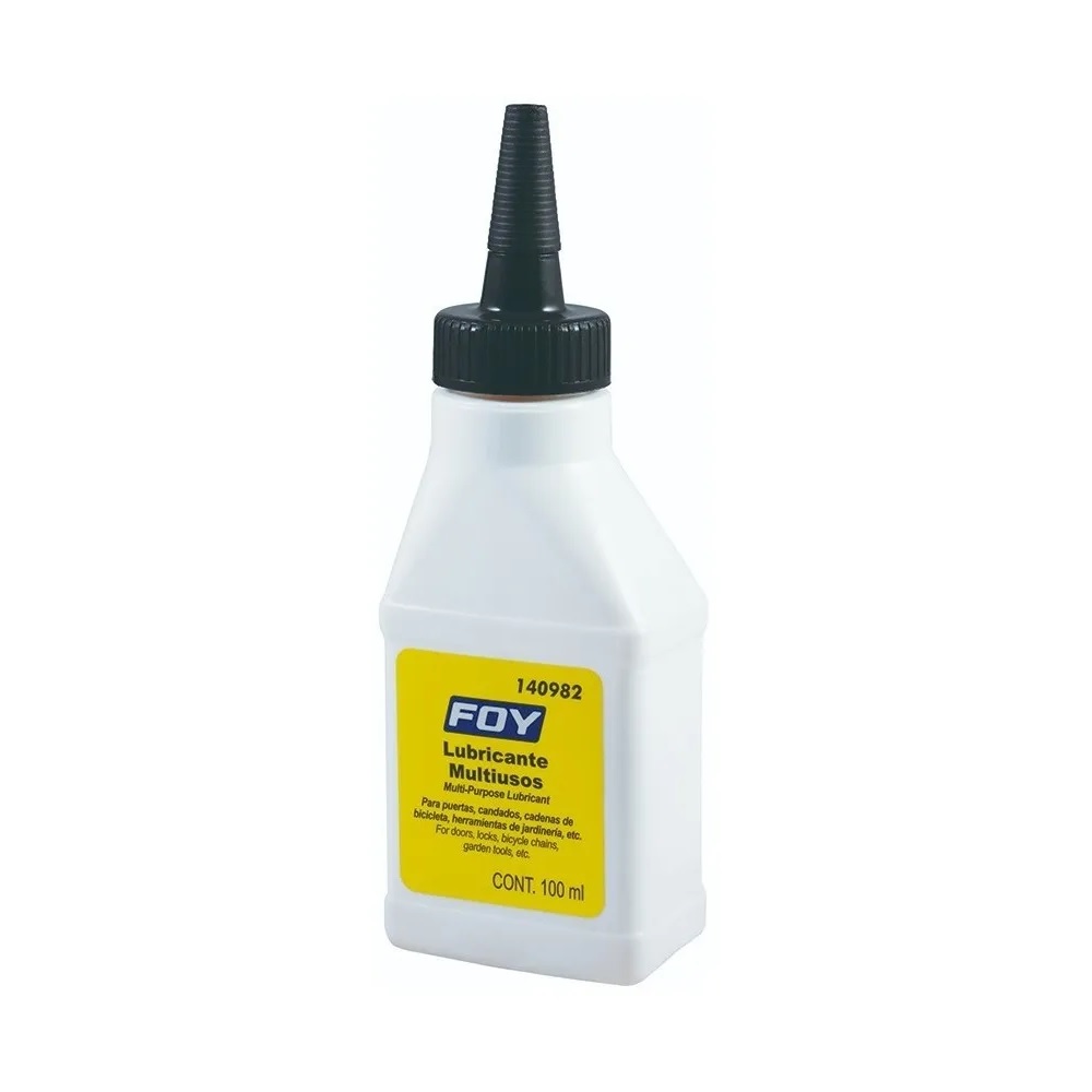 Lubricante Limpiador Multiusos Reduce Fricción 100ml Foy