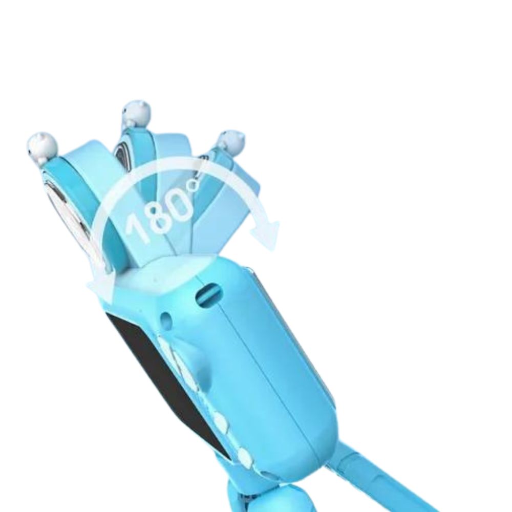 Cámara digital con lente giratorio 180 grados Gadgets&Fun tripie incluido para niños