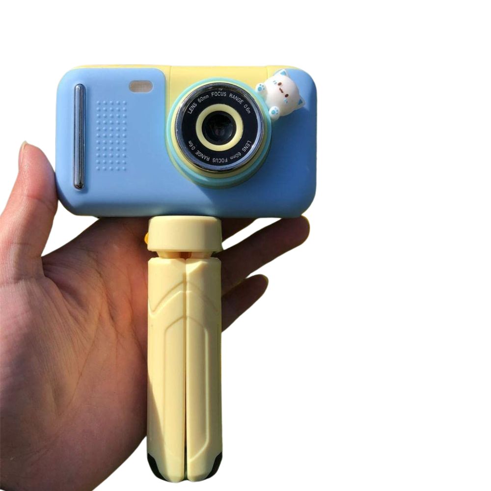 Cámara digital con lente giratorio 180 grados Gadgets&Fun tripie incluido para niños