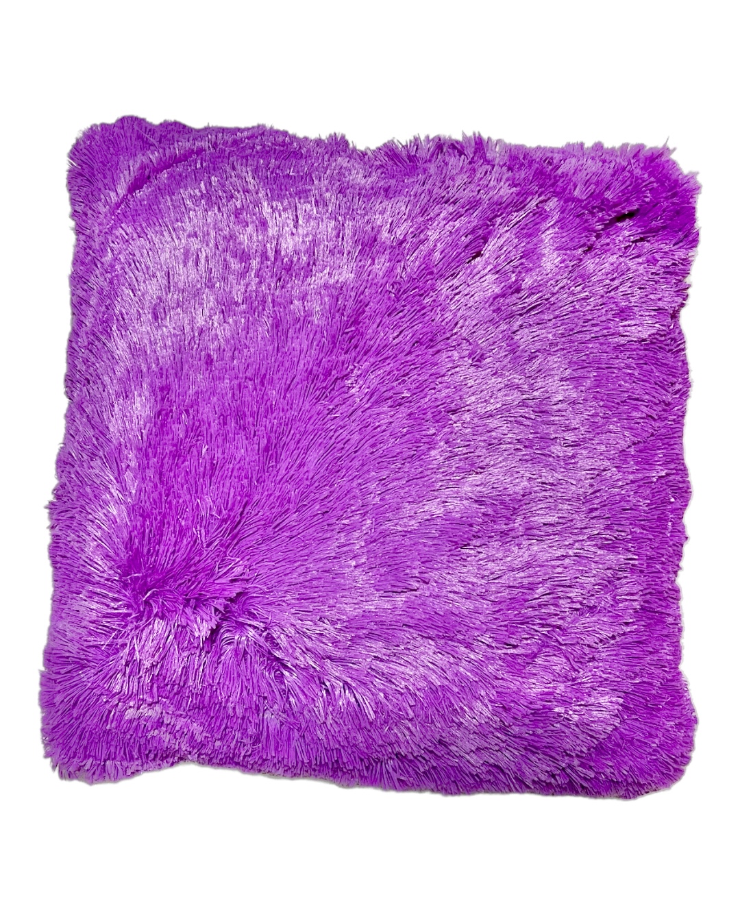 Cojín Decorativo de Pelo Alto Providencia Color Morado Set de 2 Piezas