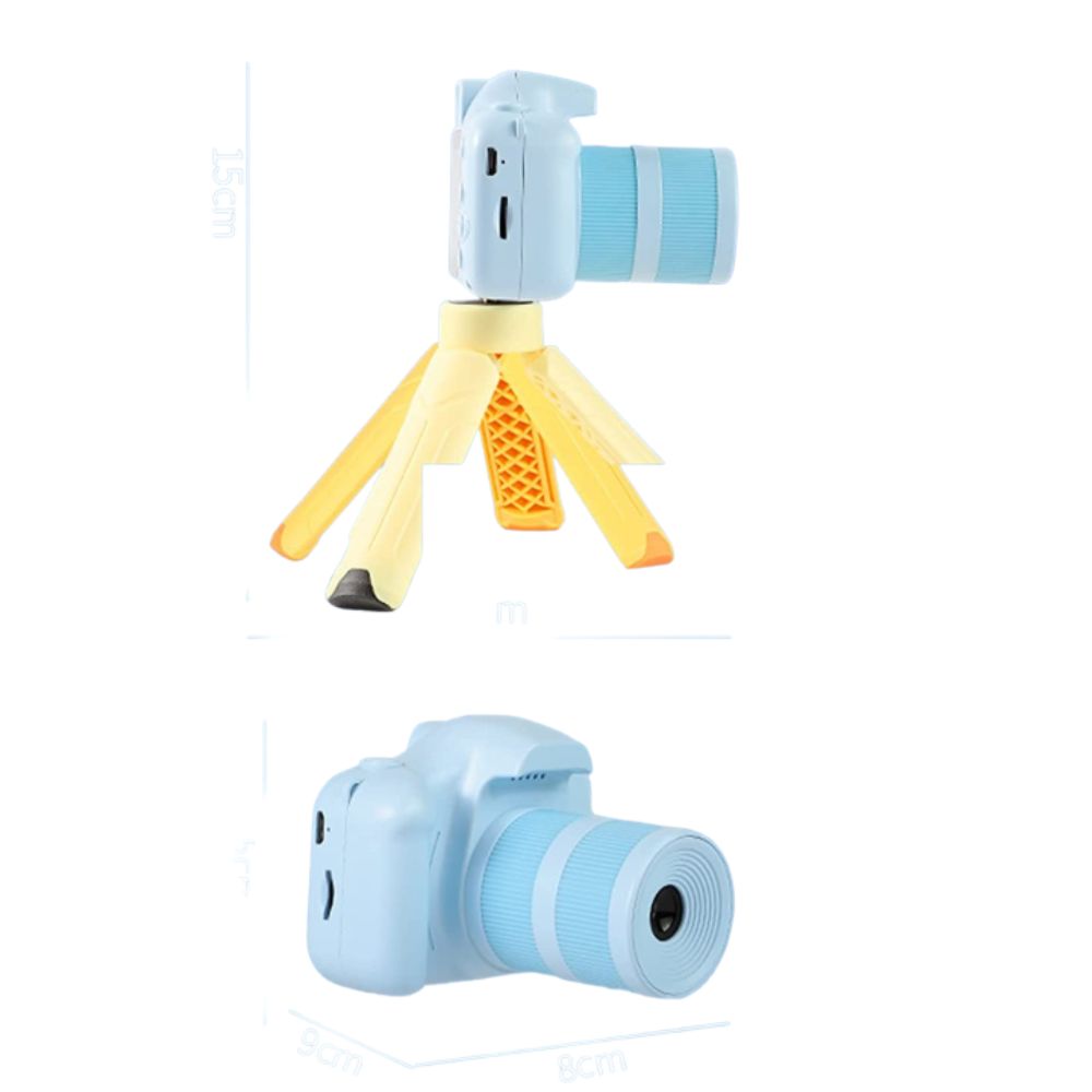 Cámara digital dual 4K con trípode Gadgets&Fun para niños.