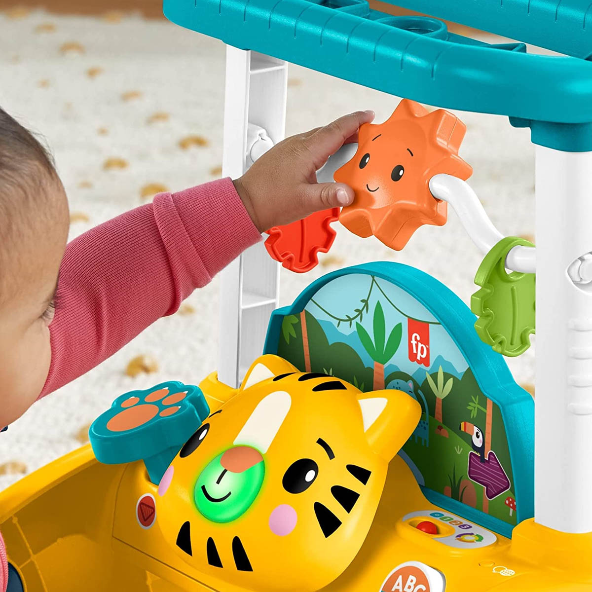 Fisher-Price Andadera De Dos Lados Primeros Pasos Tigre 