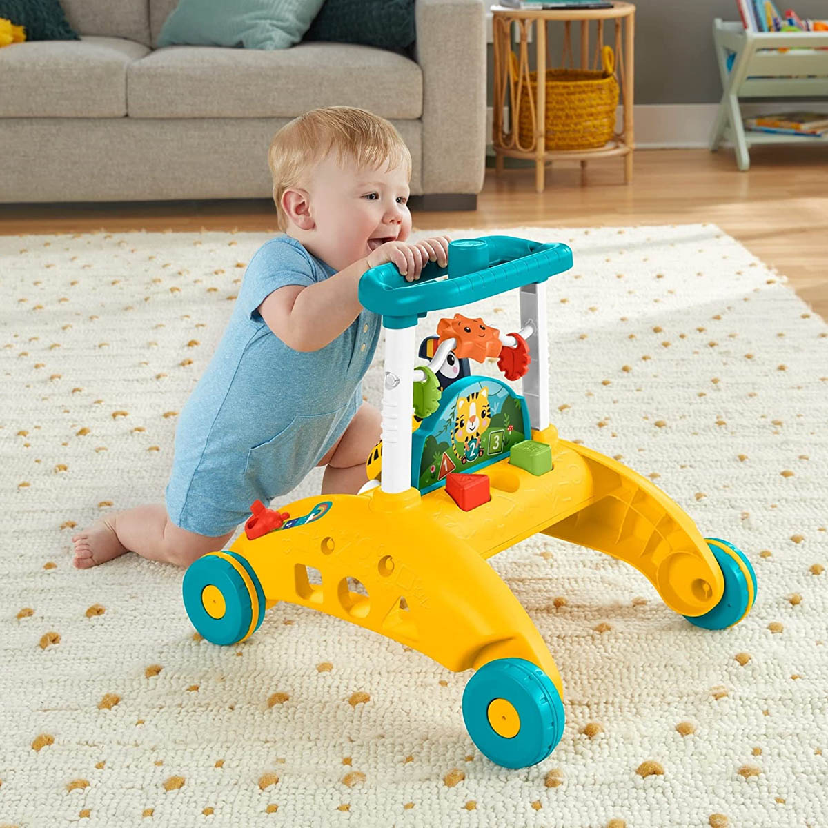 Fisher-Price Andadera De Dos Lados Primeros Pasos Tigre 