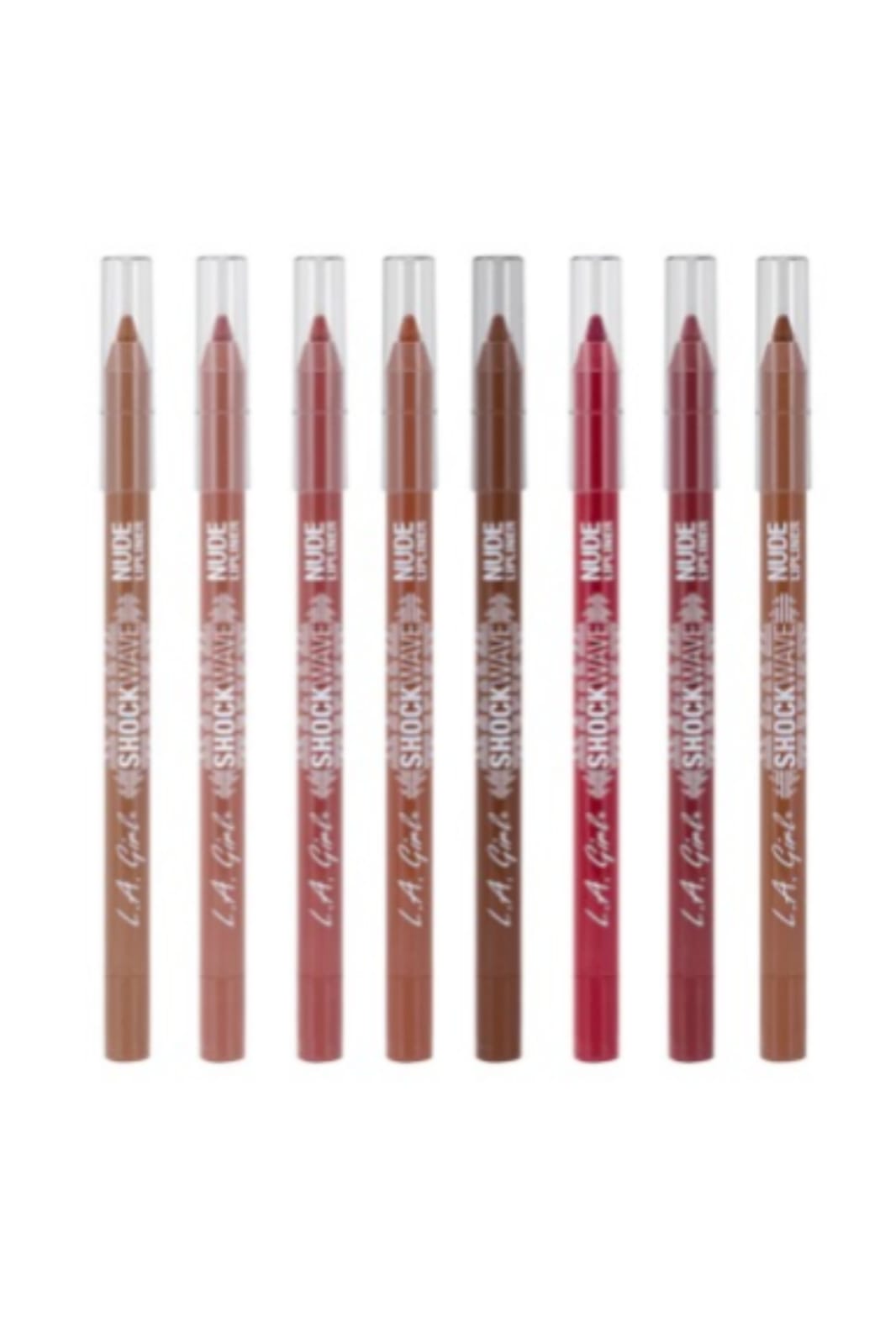 Kit Shockwave Nude Lip Liner 8 Piezas - L. A. Girl