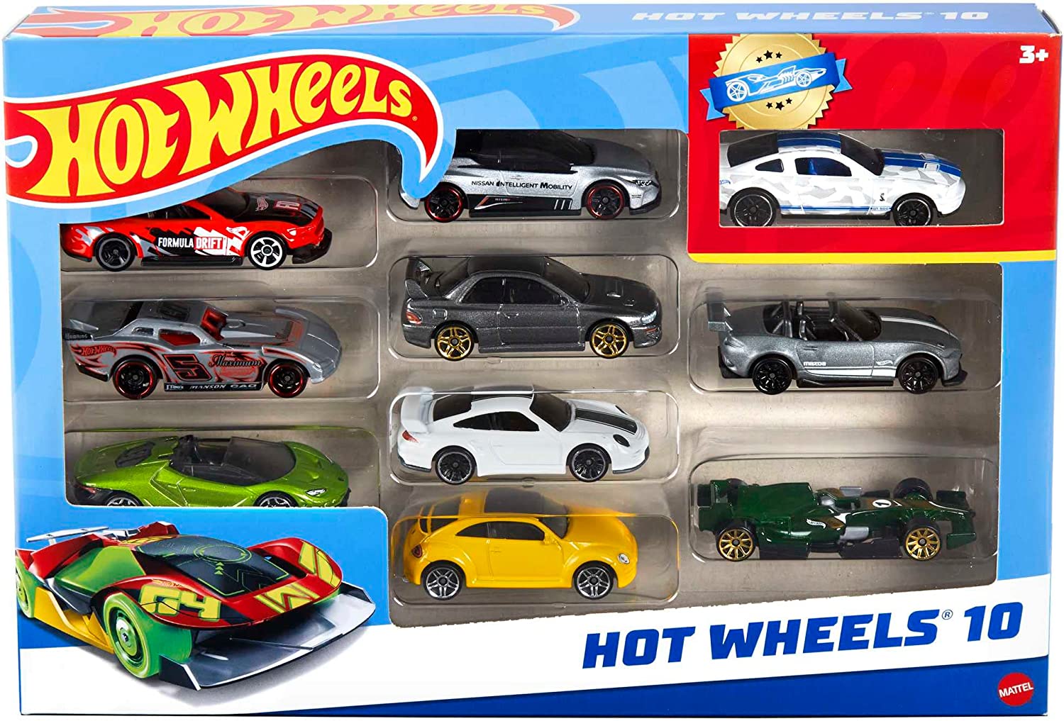 Hot Wheels Pack de 10 (contenido puede variar)