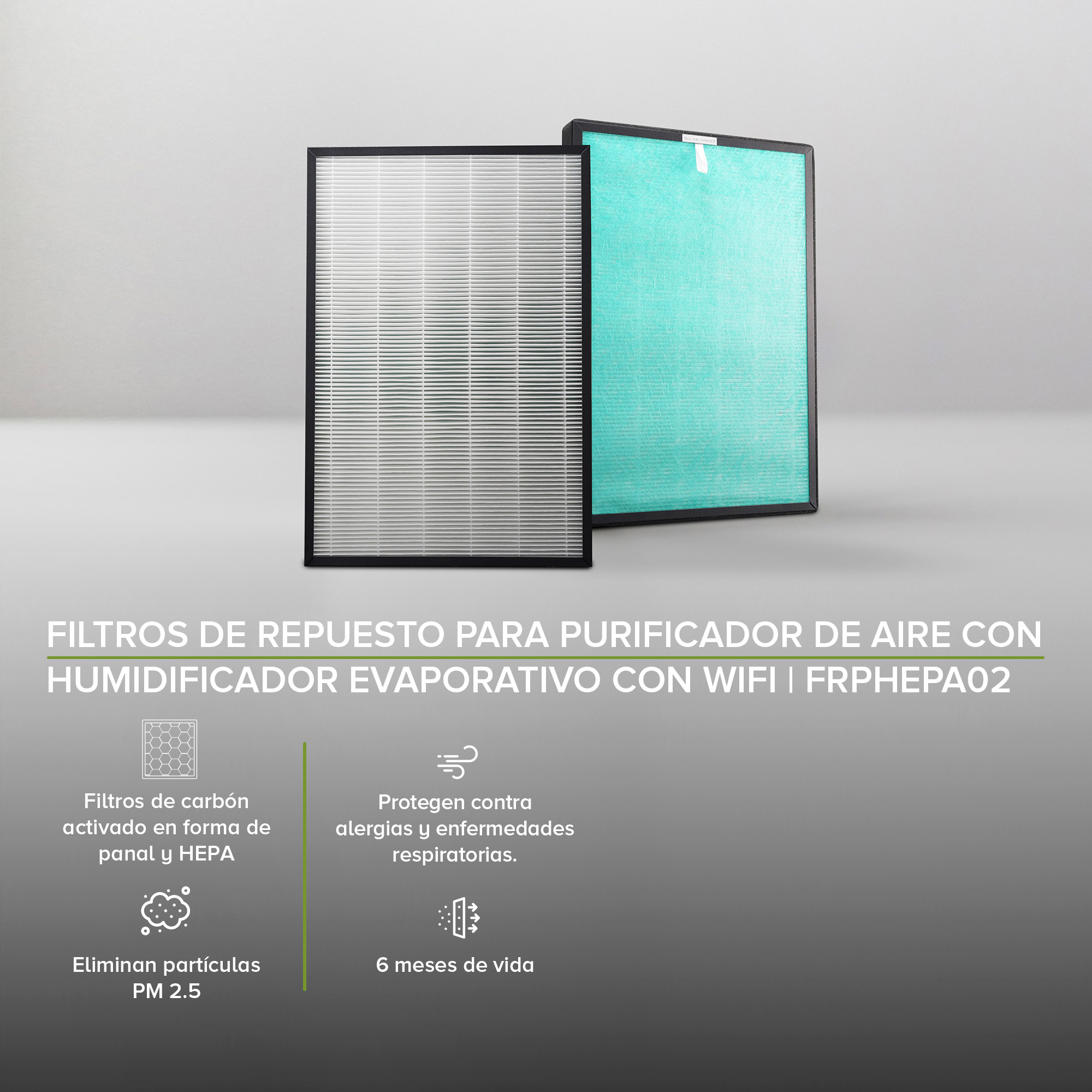 Avera Purificador De Aire Filtro Hepa Wi-fi Iot Casa/oficina