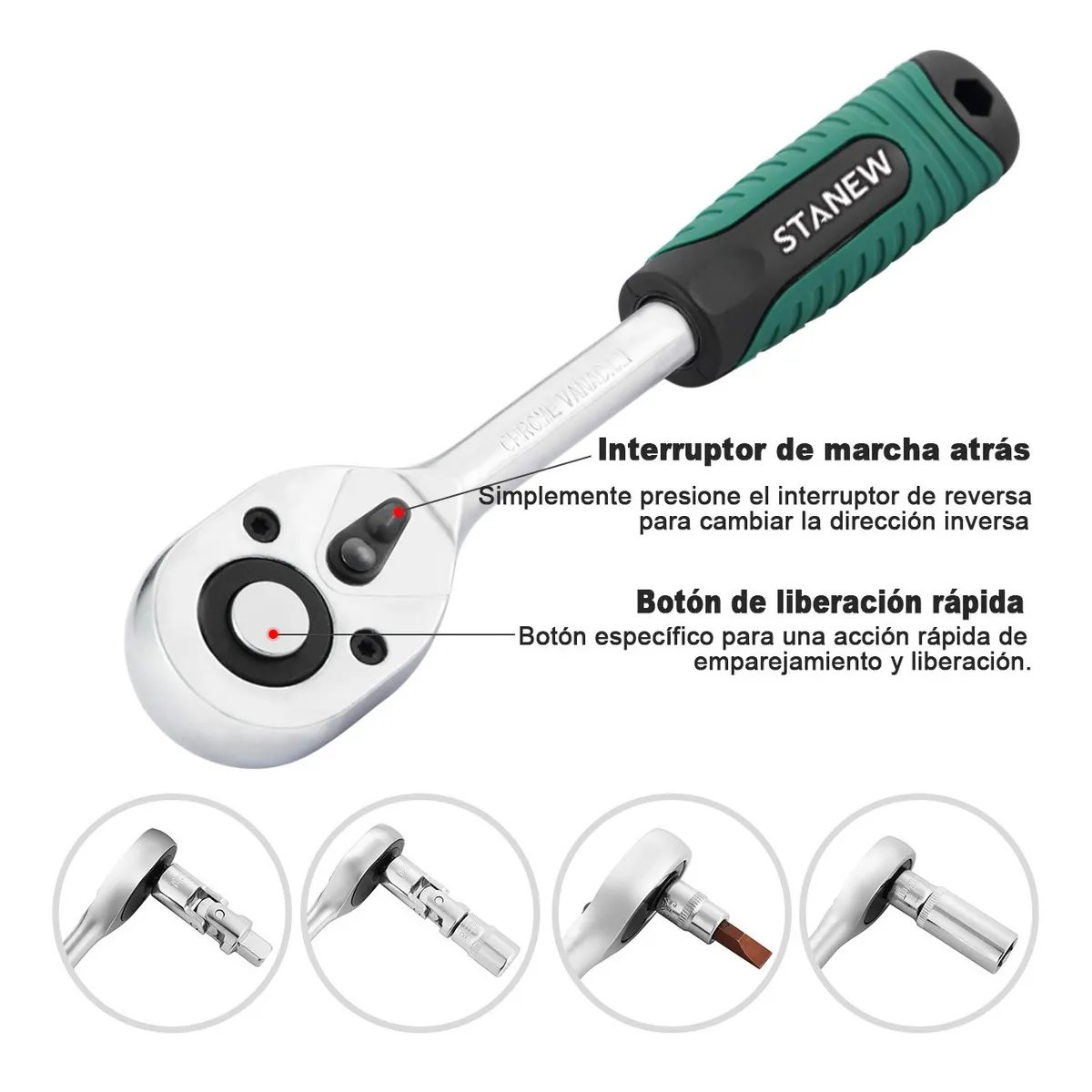 Juego De Dados 172 Piezas Llaves Autocle Con Estuche