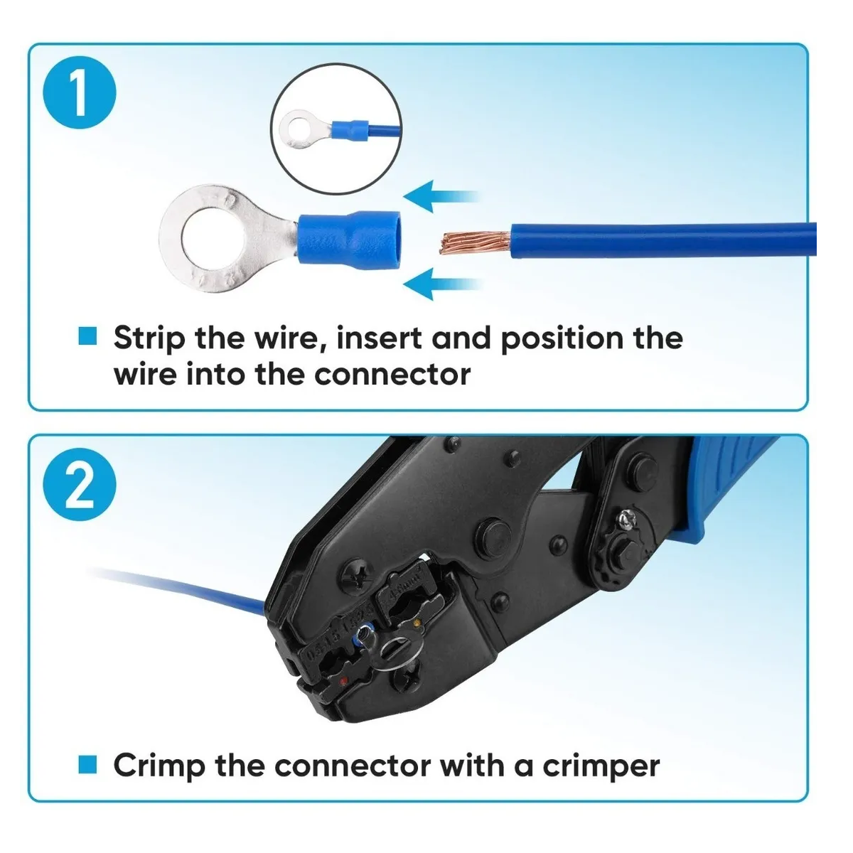 1200 Terminales Conectores Crimpado Cable Alambre Eléctrico