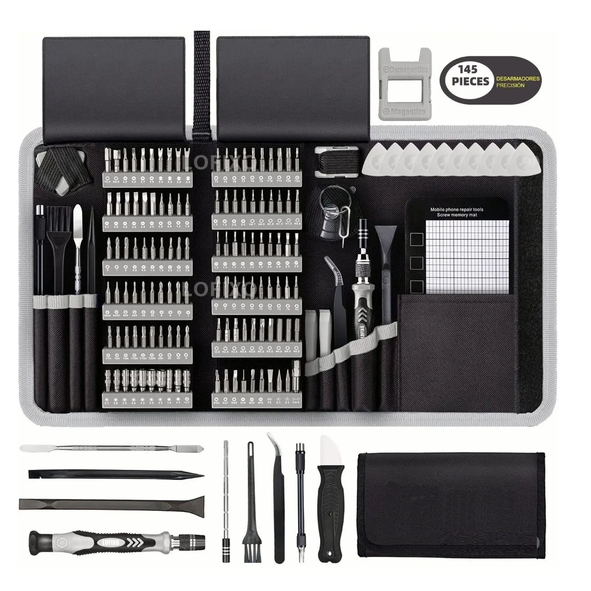 Kit De Herramientas Desarmador Reparar Manual