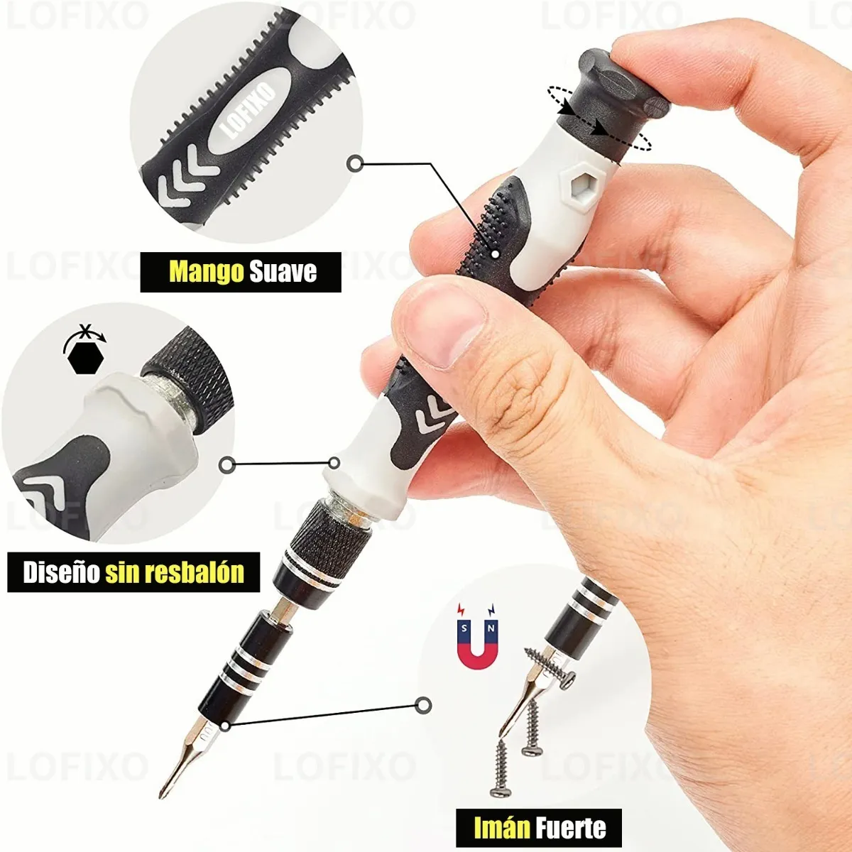Kit De Herramientas Desarmador Reparar Manual