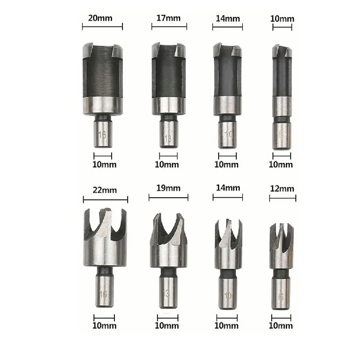 Juego De Herramientas De Perforación P/chaflán Carpintería