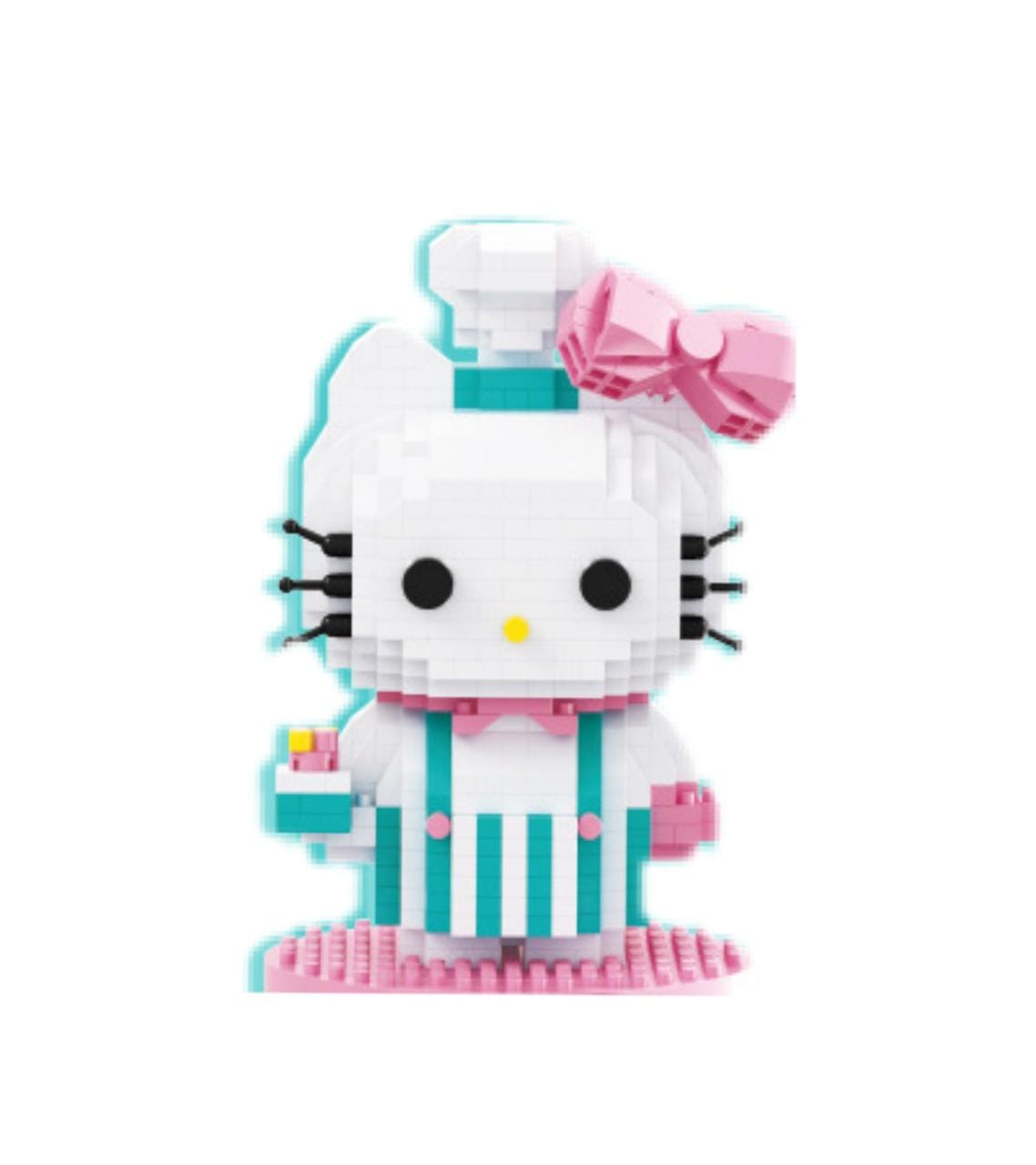 Mini Bloques de Construcción Hello Kitty Chef Tipo Lego