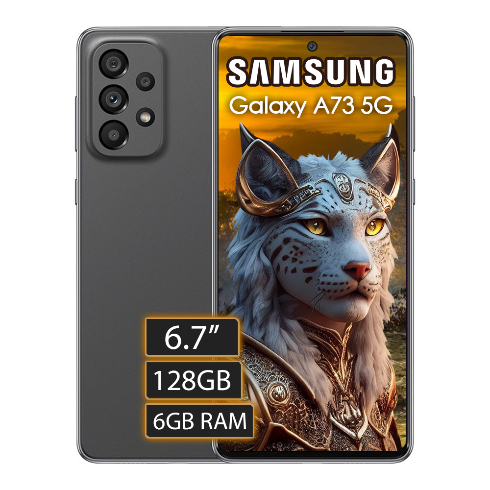 Celular Samsung Galaxy A73 5G Dual Sim 128GB-6GB - Gris Oscuro