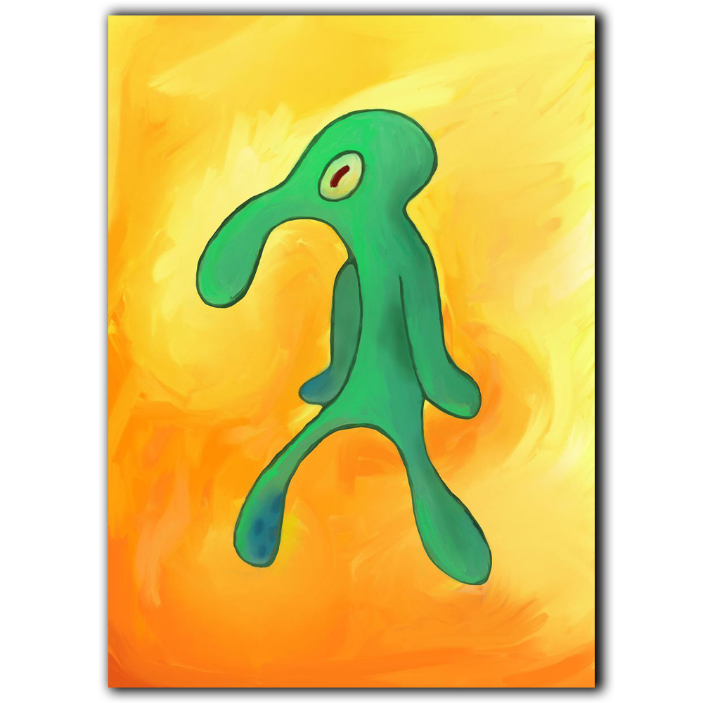 Cuadro Decorativo Personalizado - Fuerte Hermosura Bob Esponja