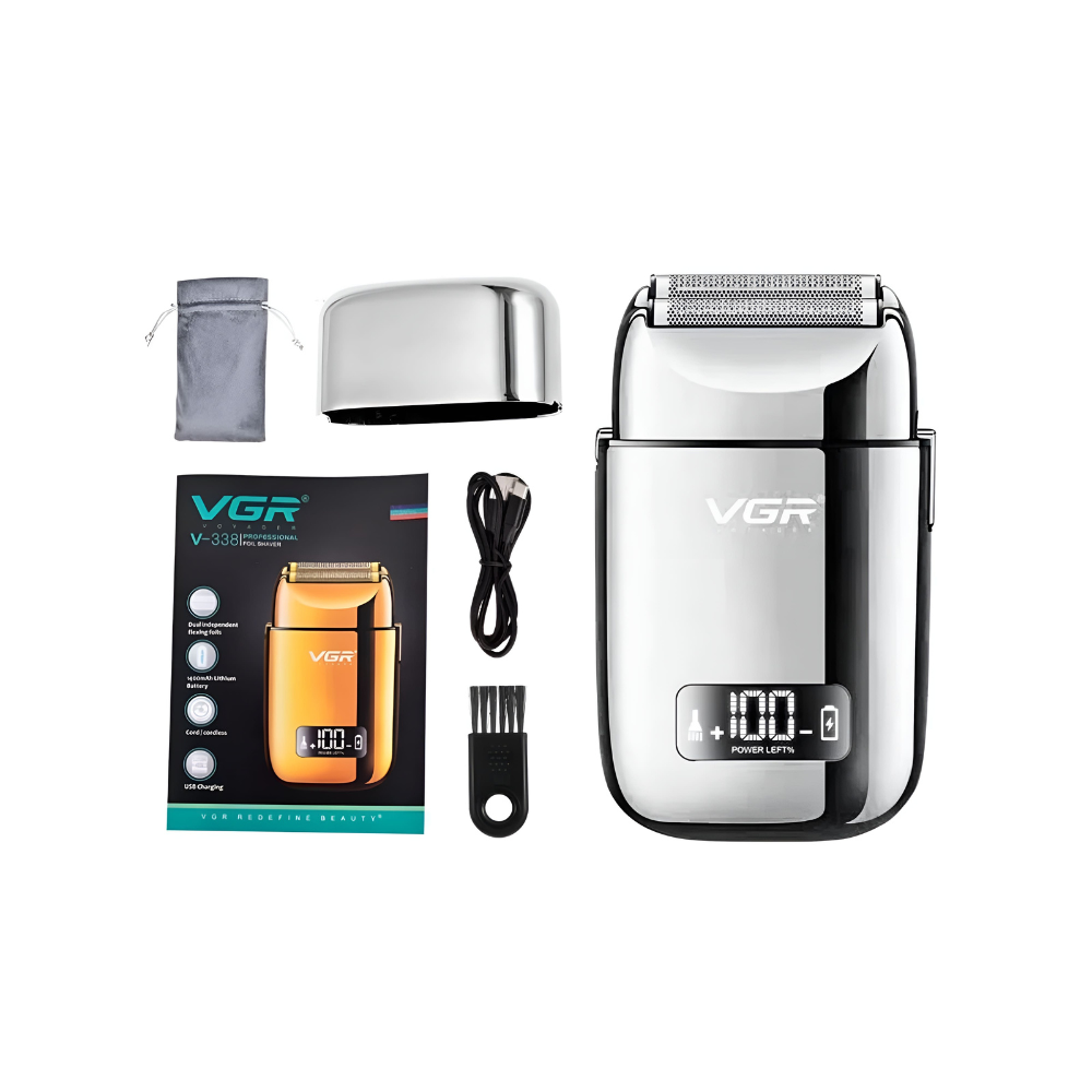  VGR V-338 Shaver afeitadora de corte profesional recargable 